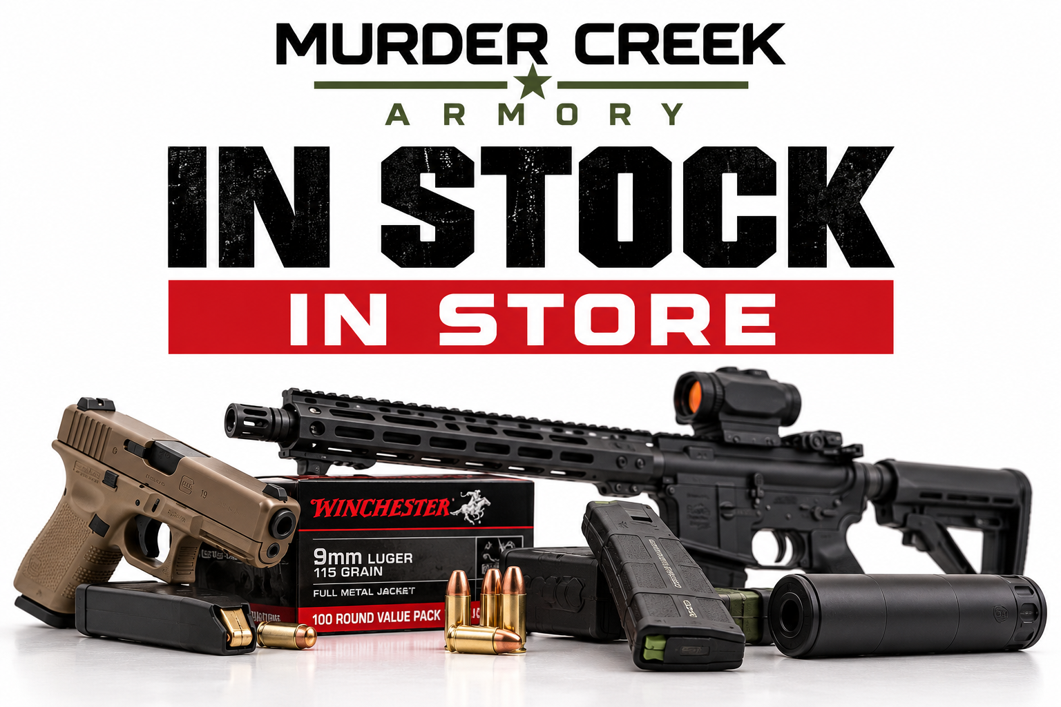 In stock at Murder Creek Armory